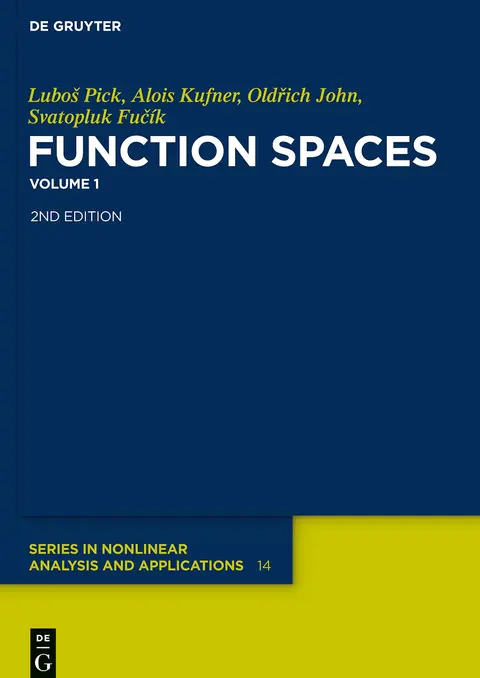 Cover of Function Spaces Volume 1