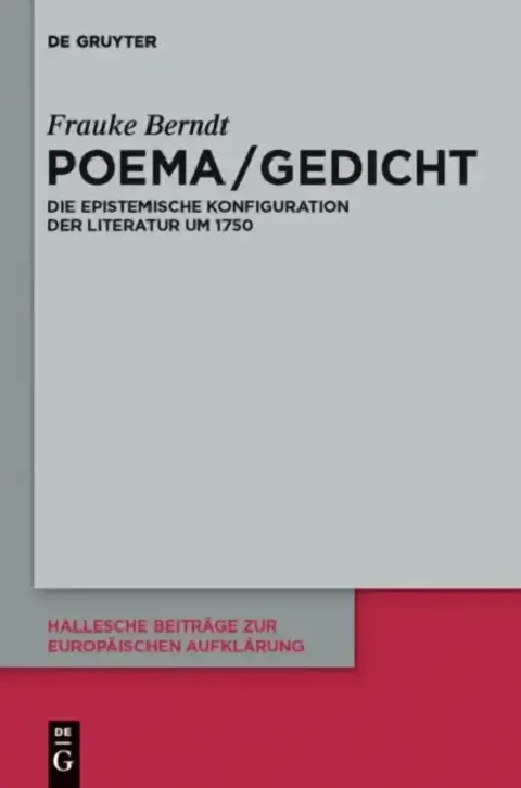 Cover of Poema / Gedicht