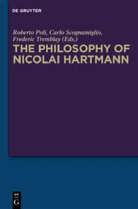Cover of The Philosophy of Nicolai Hartmann