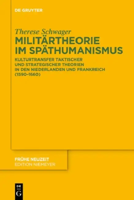 Cover of Militärtheorie im Späthumanismus