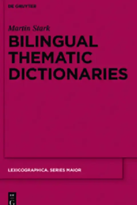 Cover of Bilingual Thematic Dictionaries