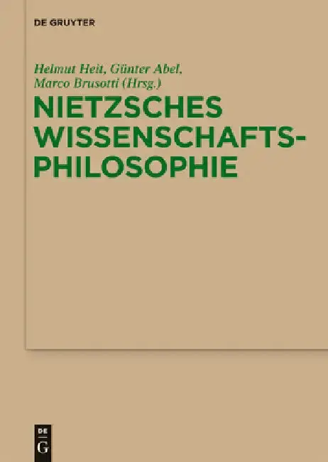 Cover of Nietzsches Wissenschaftsphilosophie