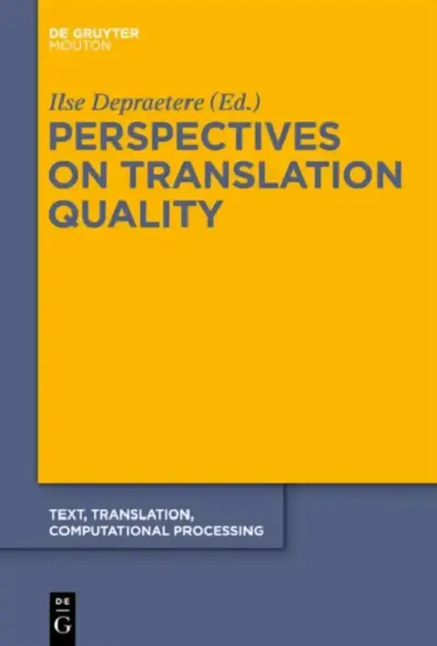 Cover of Perspectives on Translation Quality