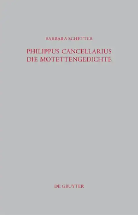 Cover of Philippus Cancellarius