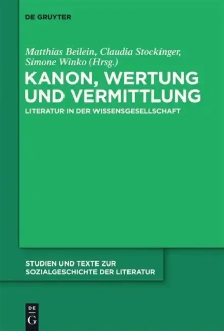 Cover of Kanon, Wertung und Vermittlung