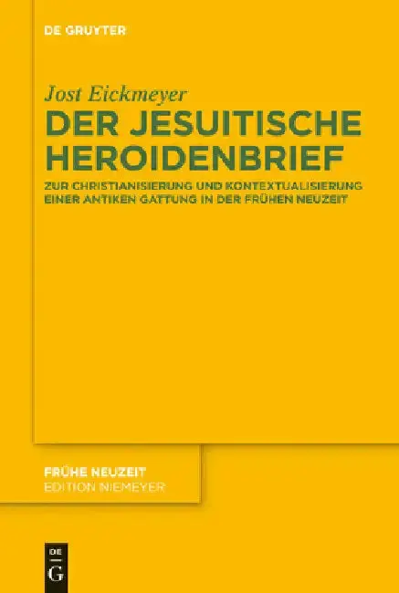 Cover of Der jesuitische Heroidenbrief