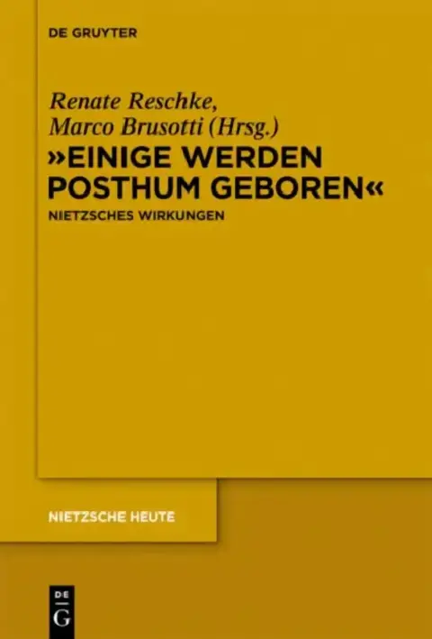 Cover of "Einige werden posthum geboren"