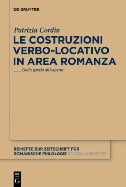Cover of Le costruzioni verbo-locativo in area romanza