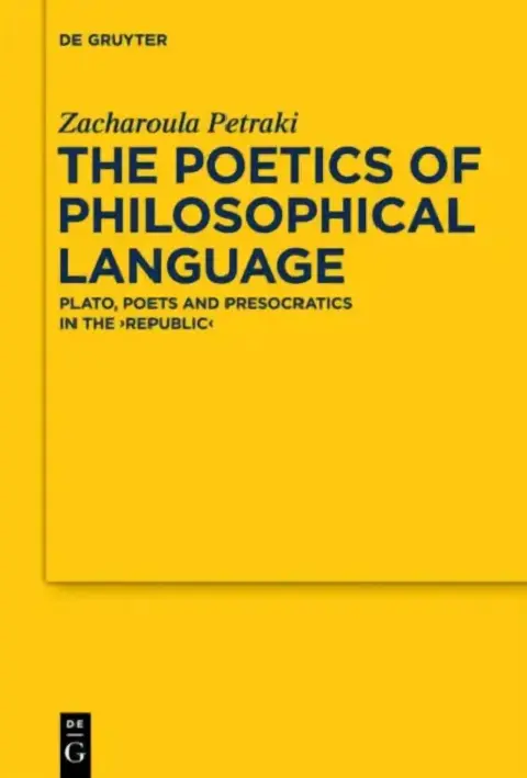 Cover of The Poetics of Philosophical Language