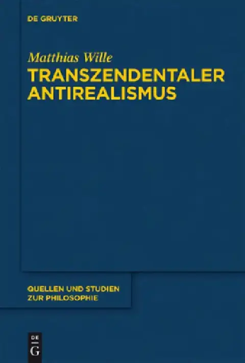 Cover of Transzendentaler Antirealismus