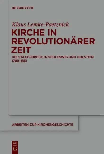 Cover of Kirche in revolutionärer Zeit