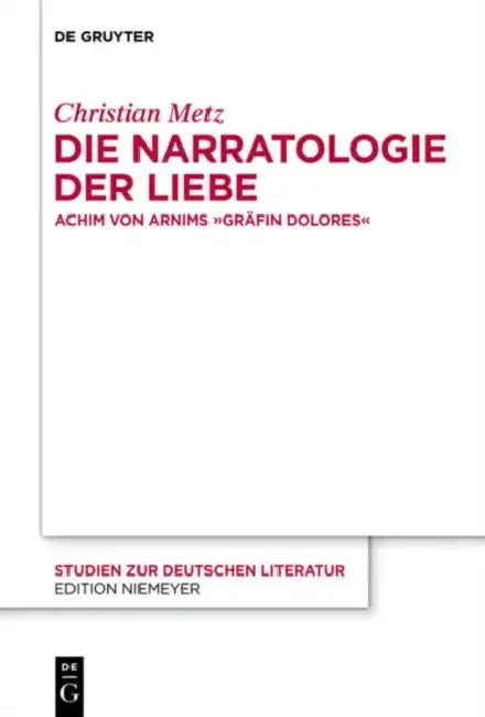 Cover of Die Narratologie der Liebe