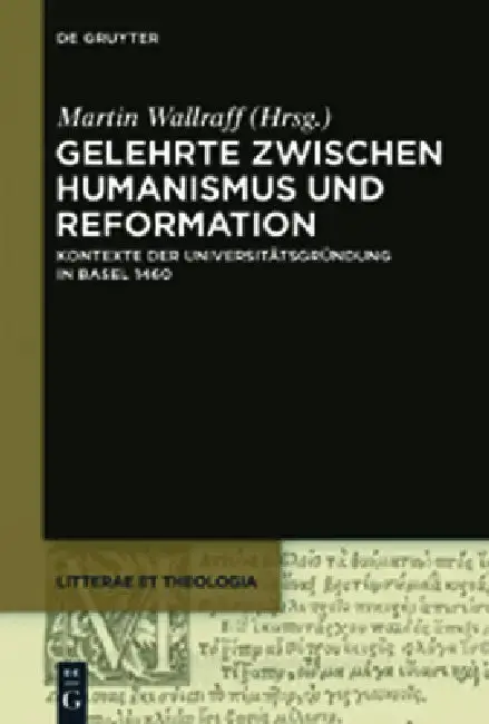 Cover of Gelehrte zwischen Humanismus und Reformation
