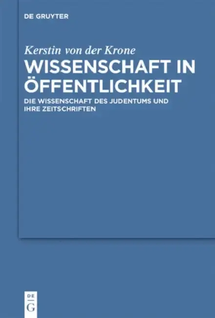 Cover of Wissenschaft in Öffentlichkeit