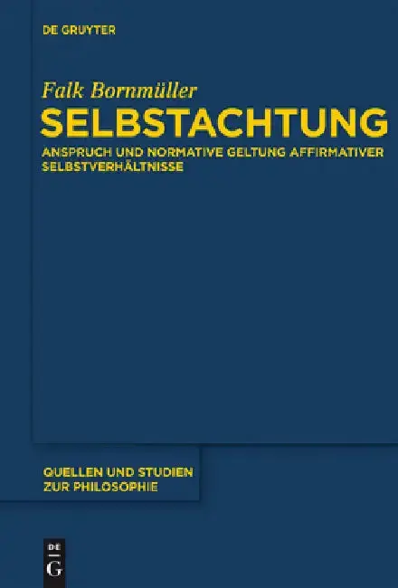 Cover of Selbstachtung