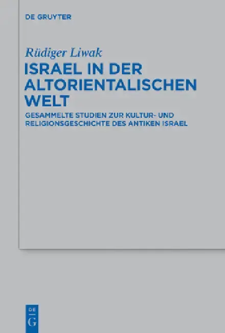 Cover of Israel in der altorientalischen Welt
