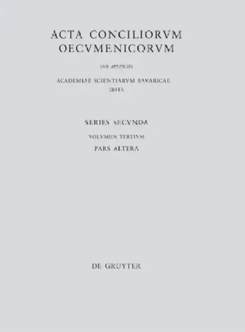 Cover of Concilii Actiones IV-V