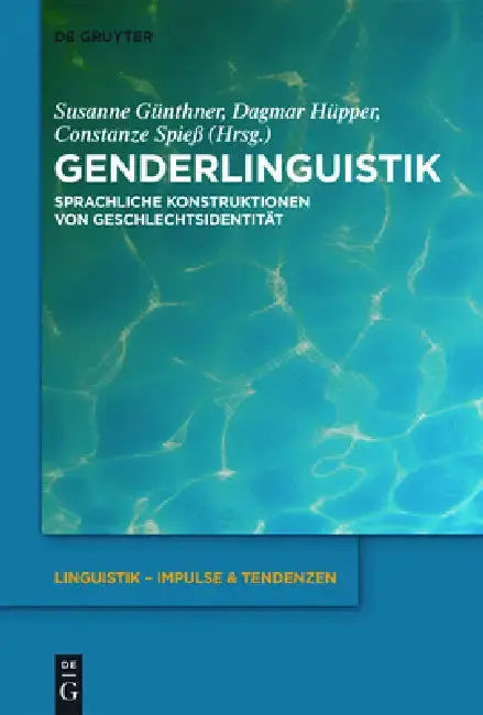 Cover of Genderlinguistik