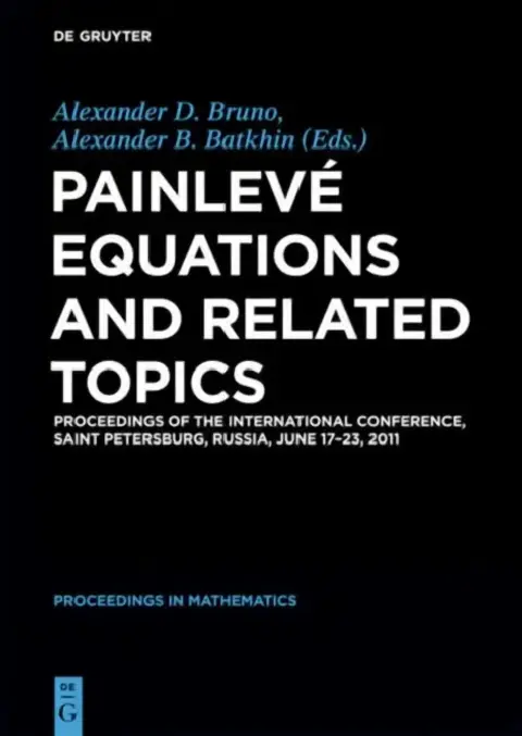 Cover of Painlevé Equations and Related Topics