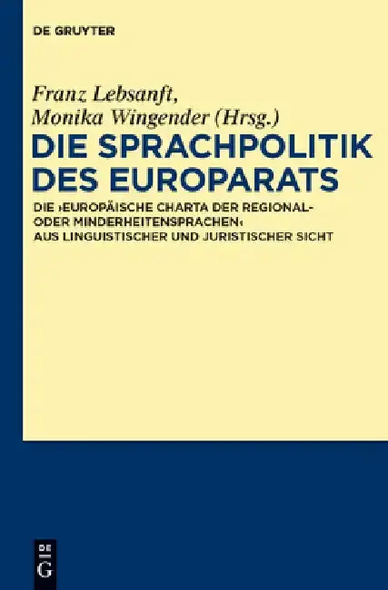 Cover of Die Sprachpolitik des Europarats