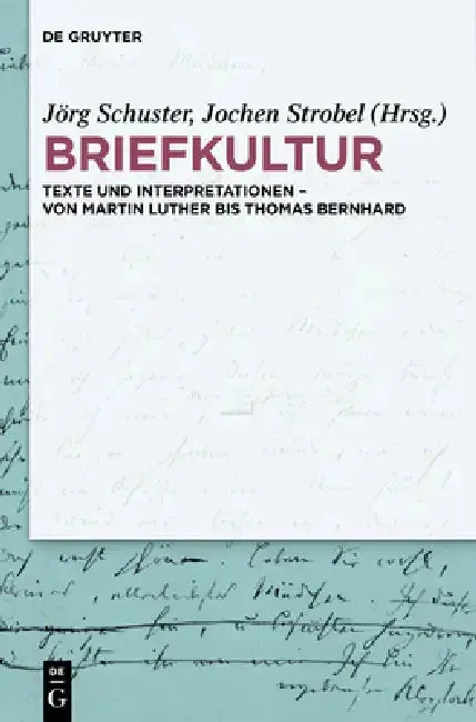 Cover of Briefkultur