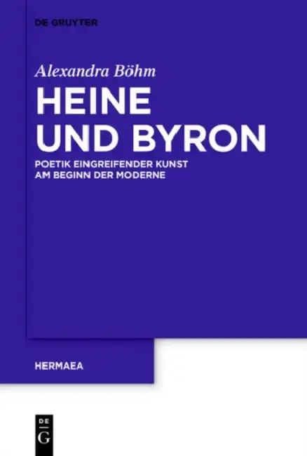 Cover of Heine und Byron