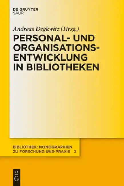 Cover of Personal- und Organisationsentwicklung in Bibliotheken