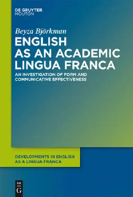 Cover of English as an Academic Lingua Franca