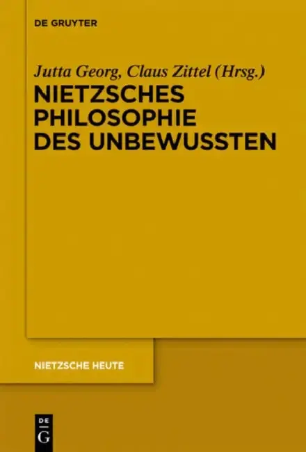 Cover of Nietzsches Philosophie des Unbewussten