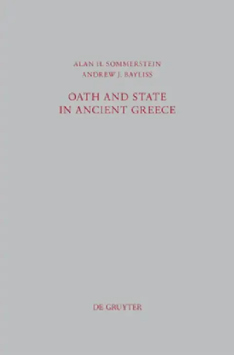 Cover of Oath and State in Ancient Greece