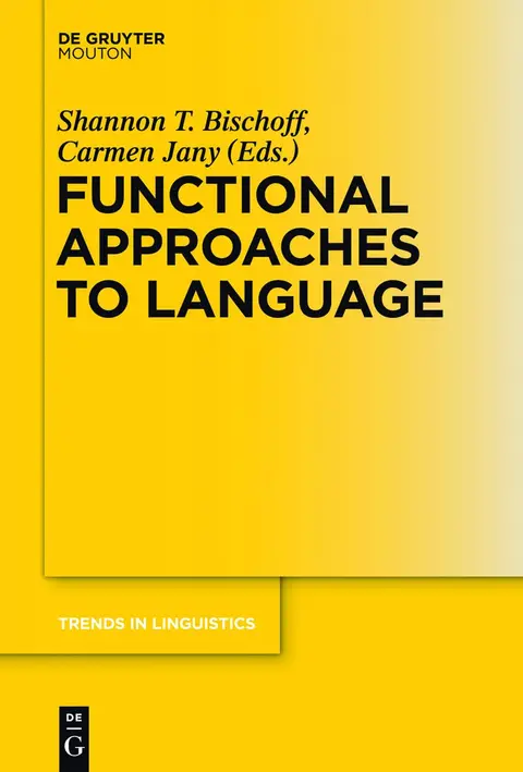Cover of Functional Approaches to Language