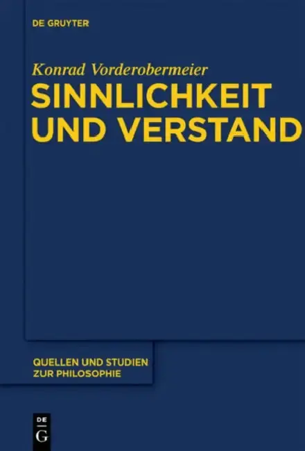 Cover of Sinnlichkeit und Verstand