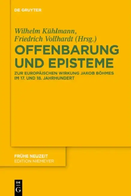 Cover of Offenbarung und Episteme