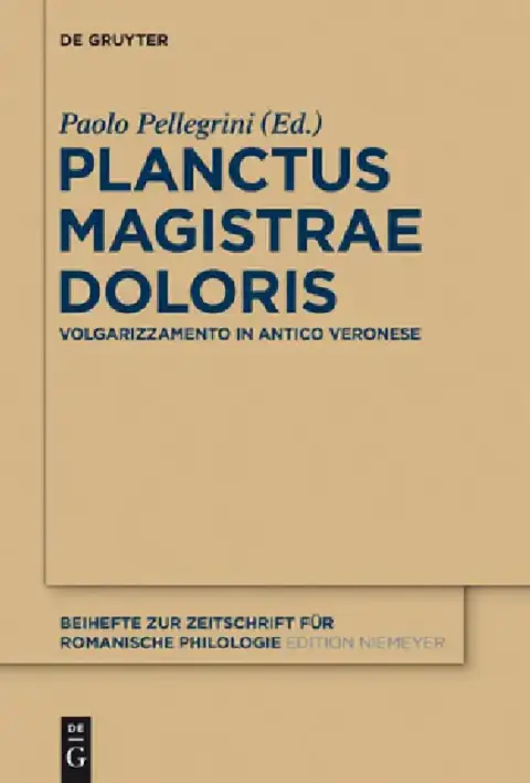 Cover of Planctus Magistrae Doloris