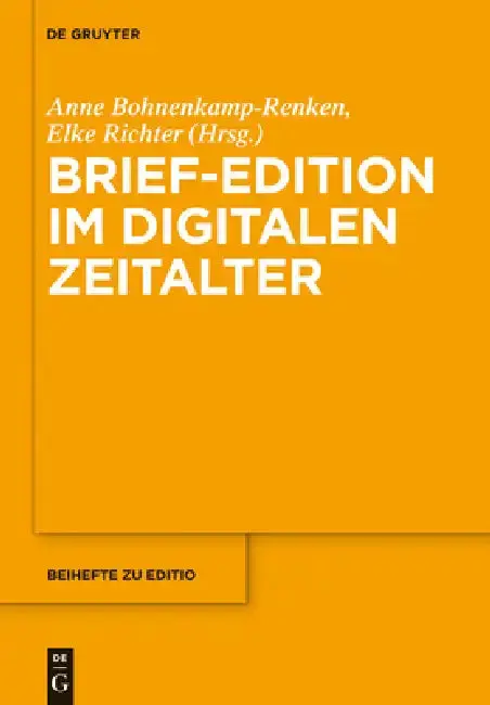 Cover of Brief-Edition im digitalen Zeitalter