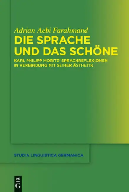 Cover of Die Sprache Und Das Schöne