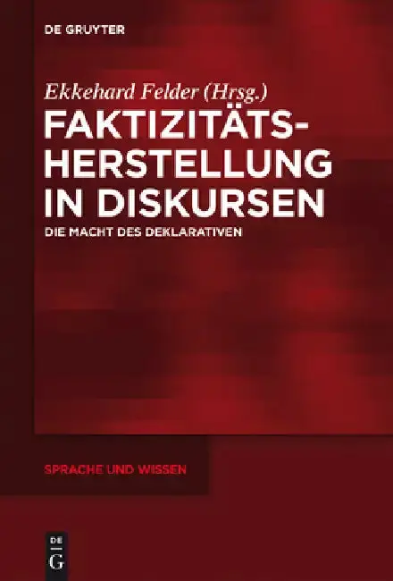 Cover of Faktizitätsherstellung in Diskursen