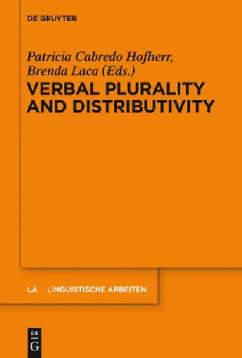 Cover of Verbal Plurality and Distributivity