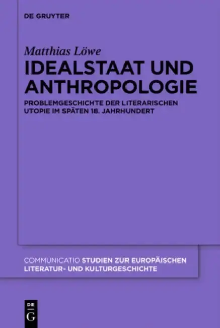 Cover of Idealstaat und Anthropologie