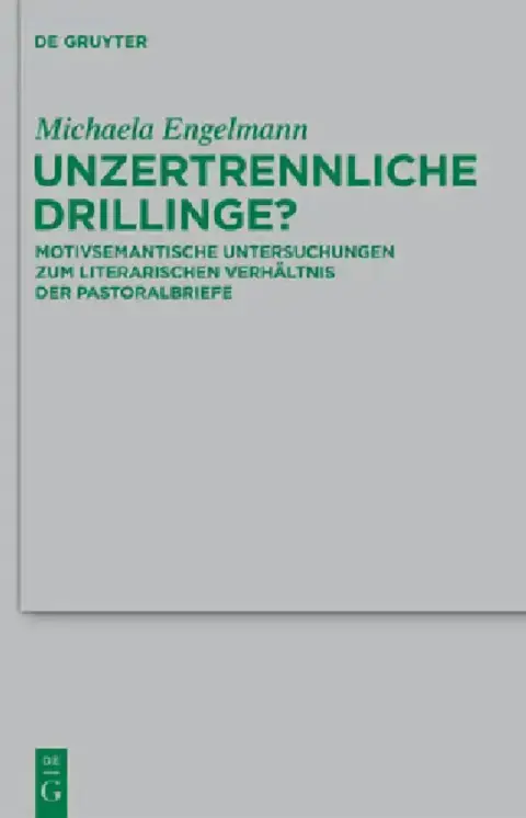 Cover of Unzertrennliche Drillinge?