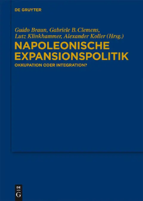 Cover of Napoleonische Expansionspolitik