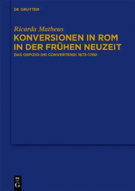 Cover of Konversionen in ROM in Der Frühen Neuzeit