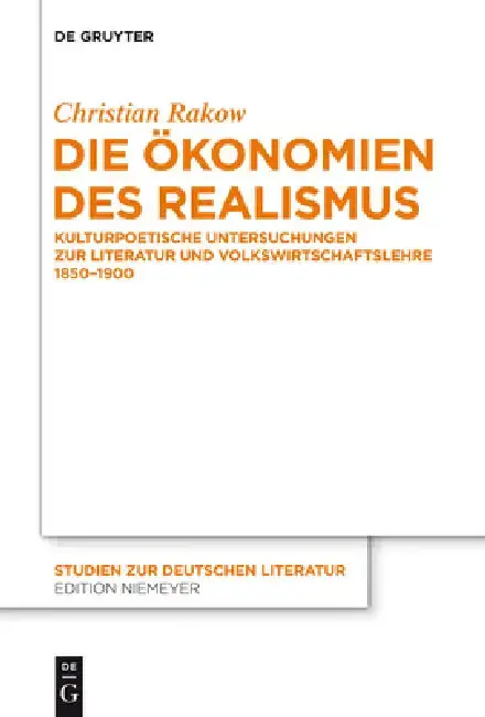 Cover of Die Ökonomien des Realismus