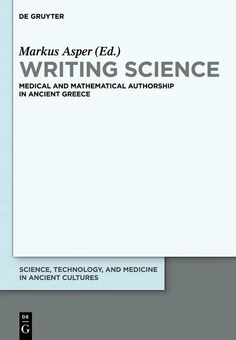 Cover of Writing Science