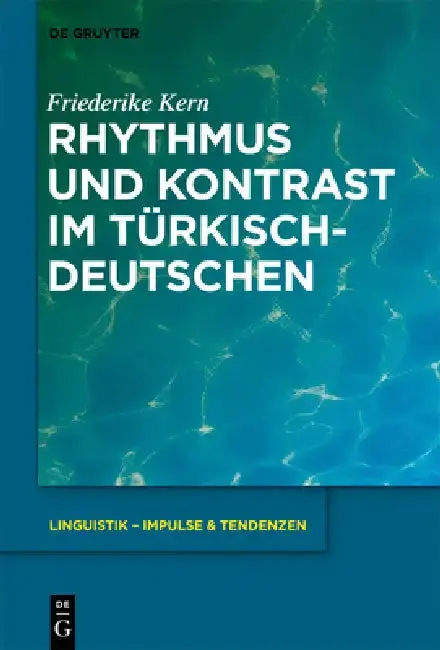Cover of Rhythmus und Kontrast im Türkischdeutschen