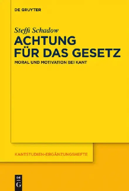 Cover of Achtung für das Gesetz