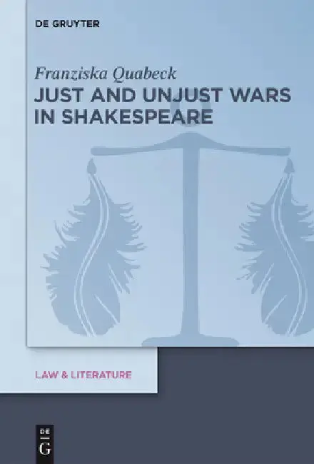 Cover of Just and Unjust Wars in Shakespeare