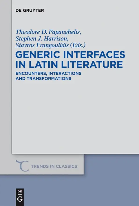 Cover of Generic Interfaces in Latin Literature