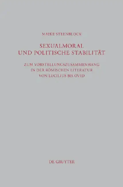 Cover of Sexualmoral und politische Stabilität