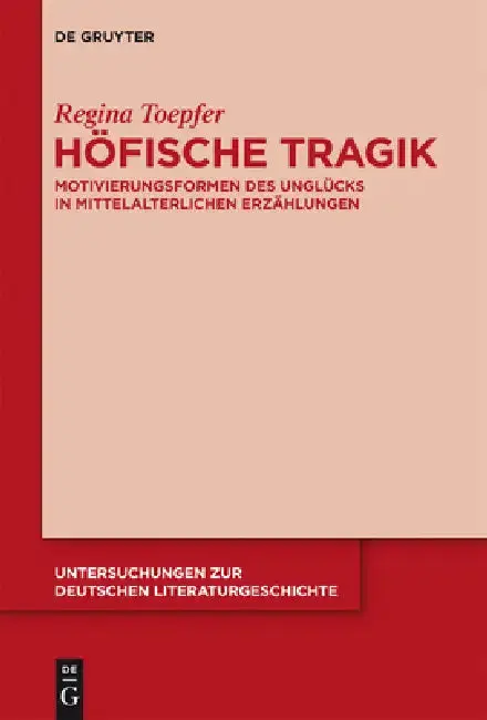 Cover of Höfische Tragik